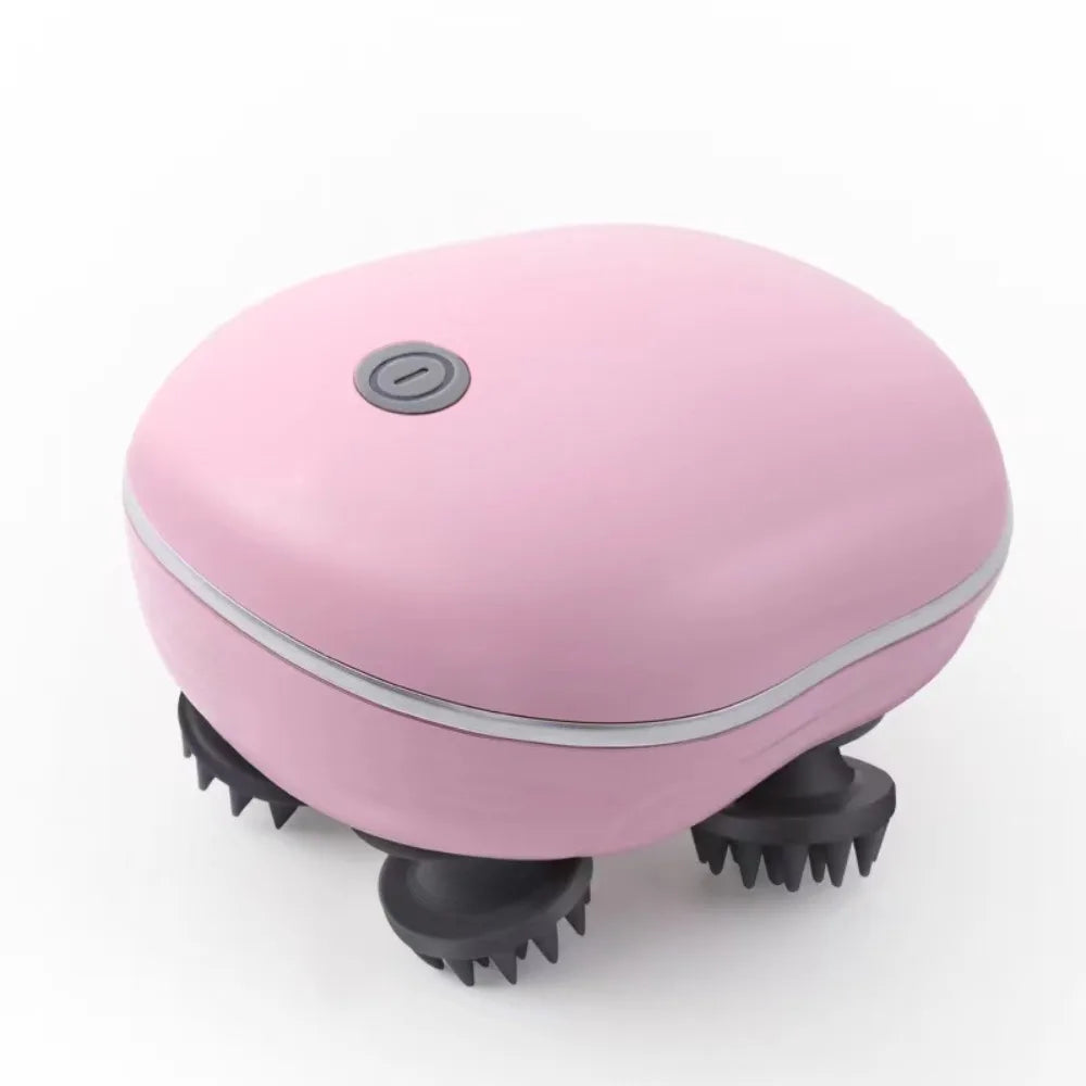 Portable Electric Head Massager Kneading Scalp Relax Scalp Massager Rechargeable Vibration Head Massage Machine Bathroom