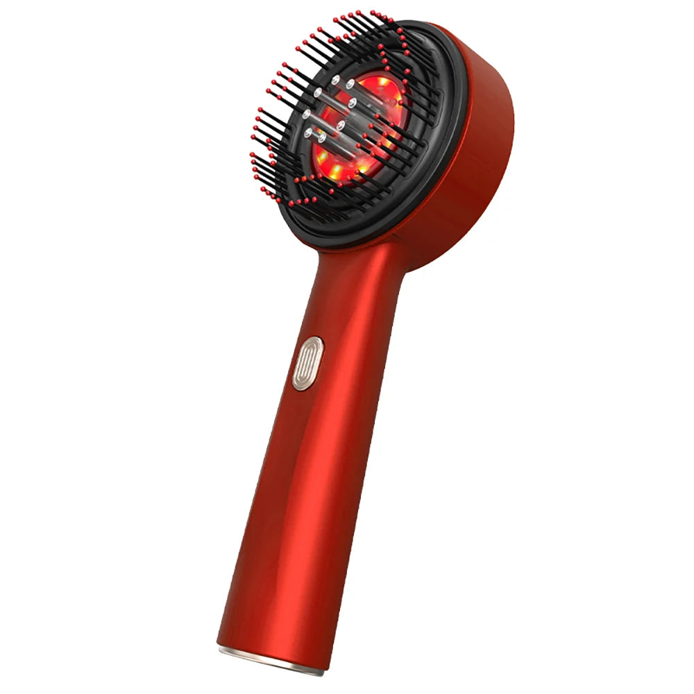 Electric Head Kneading Massage Comb Scalp Relax Massager Oil Applicator Hair Growth Comb Hairbrush Essence Oil Nourishes Scalp