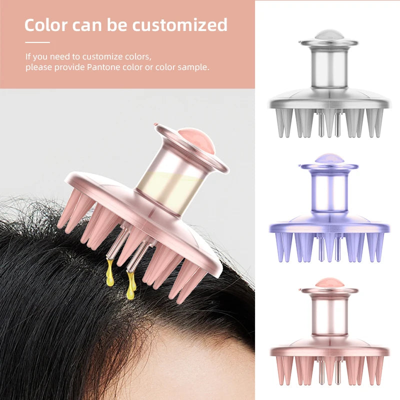 Handheld Scalp Massage Brush Scalp Applicator Scalp Massage Comb Portable Scalp Applicator Liquid Guide Comb Scalp Care Tools