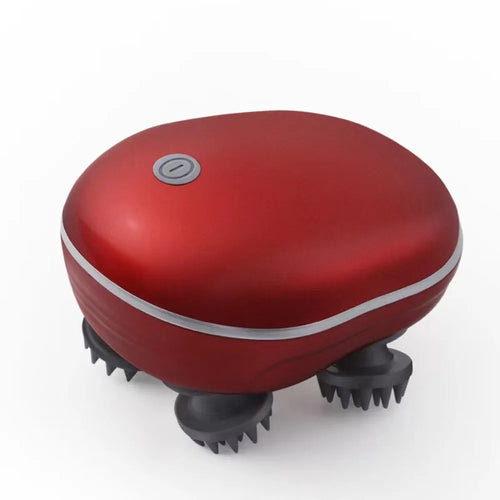 Portable Electric Head Massager Kneading Scalp Relax Scalp Massager Rechargeable Vibration Head Massage Machine Bathroom